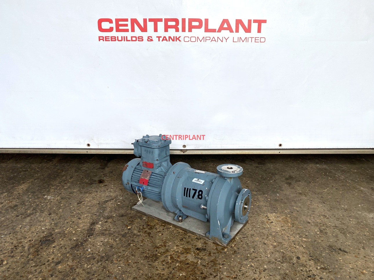 11178 - GRIDLESTONE STAINLESS STEEL ATEX CENTRIFUGAL PUMP INLET 6in FLANGE, OUTLET 4.5in FLANGE
