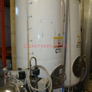 11732 - 1500 LITRE VERTICAL STAINLESS STEEL TANK