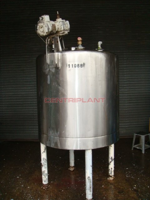 11968 - 1,400 LITRE STN/STL TANK WITH 5HP PROP MIXER