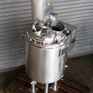 12716 - 111 LITRE STAINLESS STEEL 316L STEAM JACKETED MIXING TANK