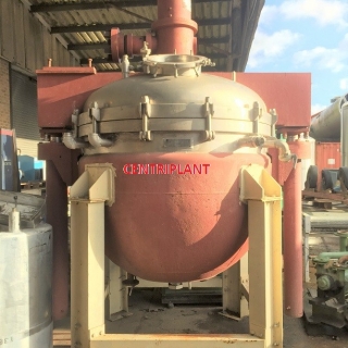 13184 - 3,275 LITRE STAINLESS STEEL STEAM JACKETED CONTRA ROTATING MIXING TANK