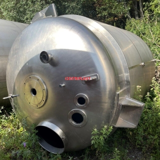 13254 - 9727 LITRE WEBSTER GRADE 316  STEAM JACKETED TANK