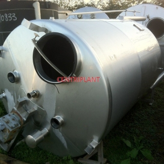 13302 - 4,600 LITRE VERTICAL STAINLESS STEEL 316  PROP MIXING VESSEL