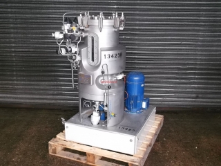 13423 - 75 LITRE STAINLESS STEEL 316L STEAM JACKETED REACTOR