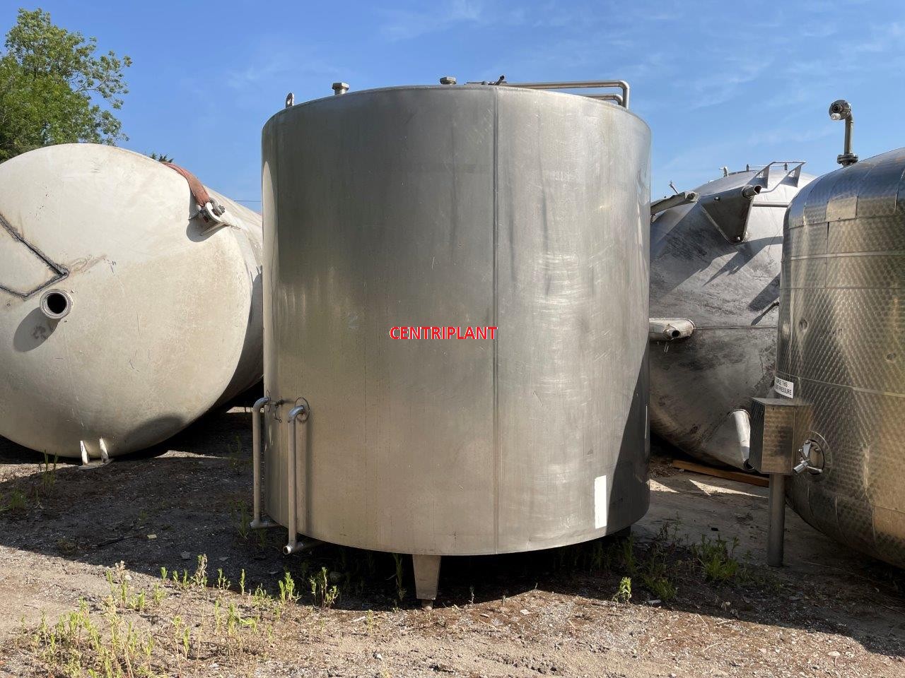 13459 - 12,000 LITRE STAINLESS STEEL JACKETED AND CLAD TANK