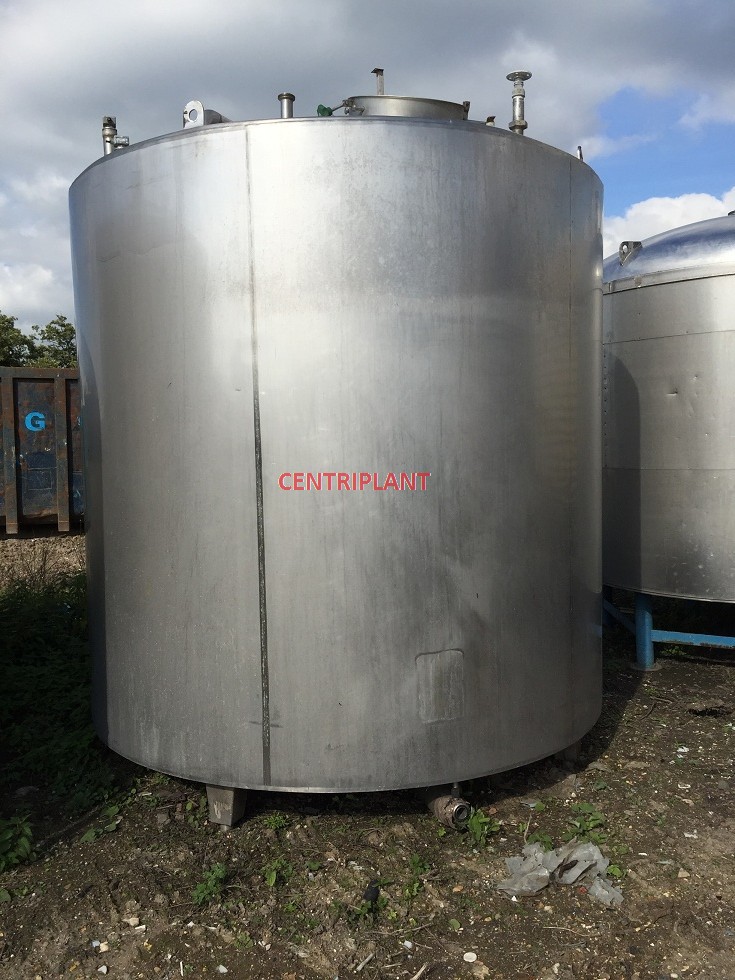 13459 - 12,000 LITRE STAINLESS STEEL JACKETED AND CLAD TANK