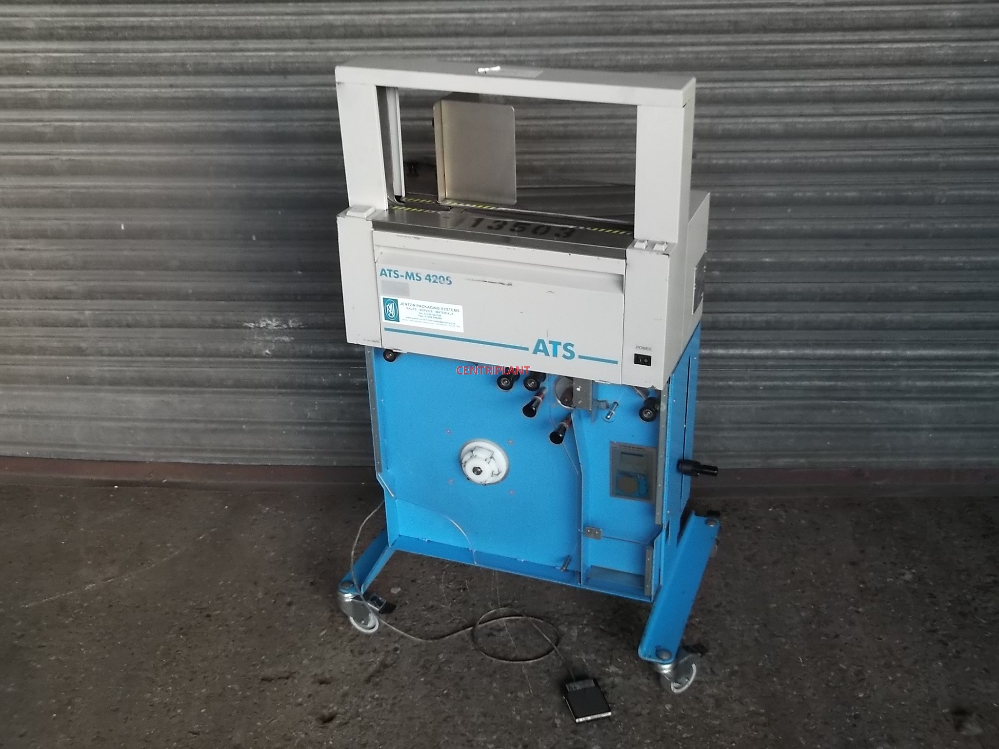 13503 - ATS BANDING MACHINE, 400 MM WIDE X 200 MM HIGH