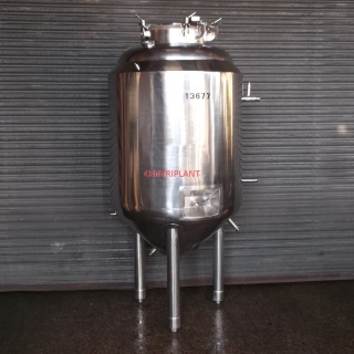 13677 - 550 LITRE CHILLED JACKETED INSULATED AND CLAD WITH STAINLESS STEEL TANK