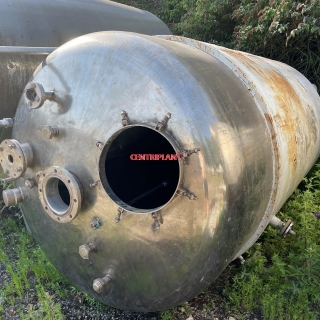 13806 - 9,900 LITRE JACKETED STAINLESS STEEL TANK