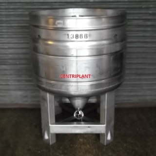 13866 - 570 LITRE STAINLESS STEEL IBC PRESSURE RATED 25PSI WP