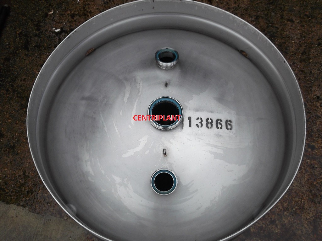 13866 - 570 LITRE STAINLESS STEEL IBC PRESSURE RATED 25PSI WP