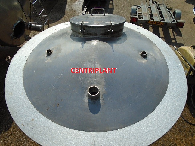 14019 - 1,300 LITRE VERTICAL STAINLESS STEEL GRADE 316 TANK