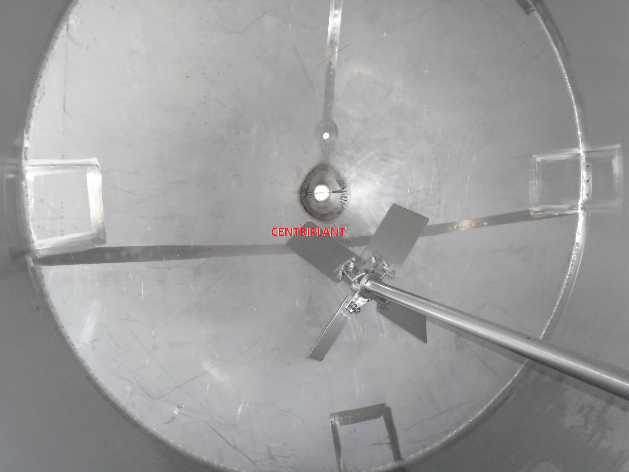 14063 - 6,750 LITRE STAINLESS STEEL 316 GRADE MIXING TANK