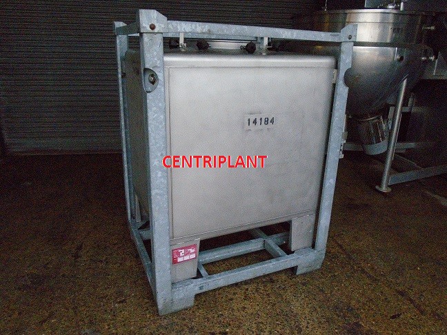 14184 - 1,000 LITRE STAINLESS STEEL IBC