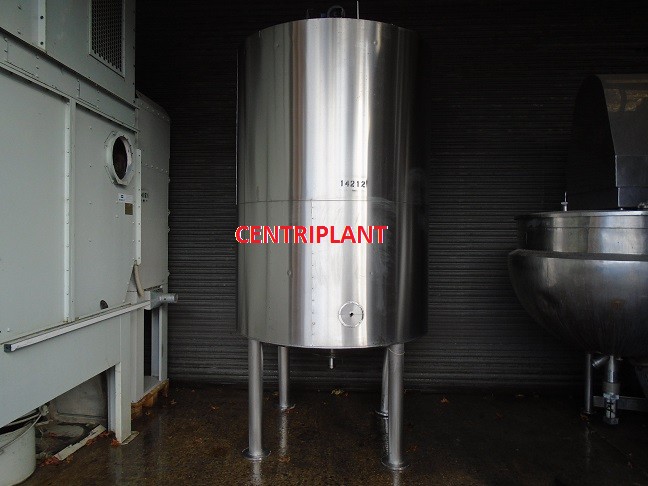 14212 - 4,000 LITRE STAINLESS STEEL MIXING TANKS