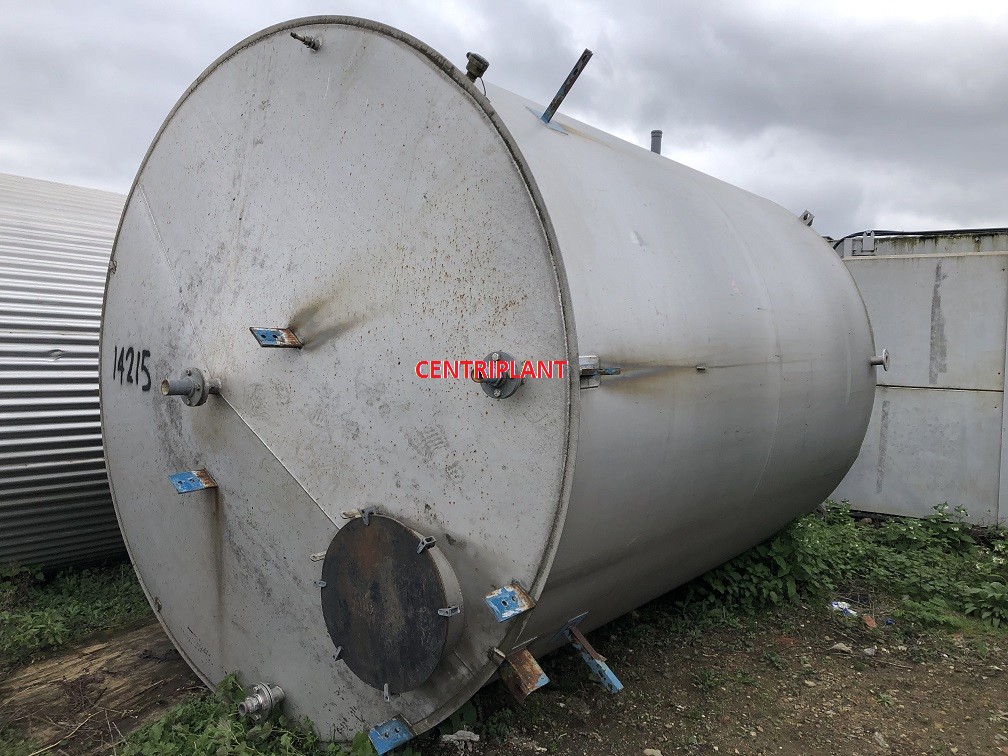 14215 - 24,000 LITRE VERTICAL STAINLESS STEEL TANK