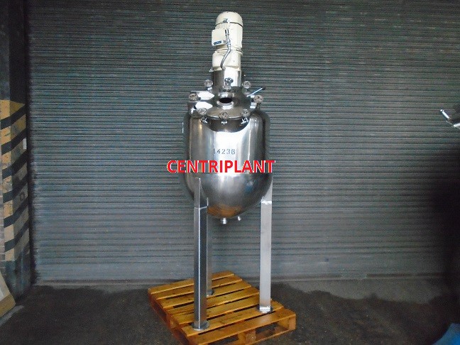 14236 - 260 LITRE GRADE 316 STEAM JACKETED MIXING TANK