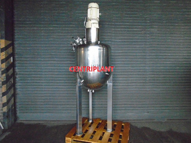 14236 - 260 LITRE GRADE 316 STEAM JACKETED MIXING TANK