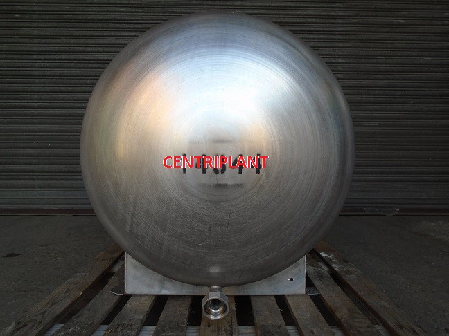 14344 - 350 LITRE HORIZONTAL STAINLESS STEEL TANK