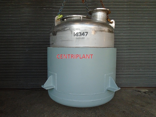 14347 - 1,000 LITRE STEAM JACKETED TANK