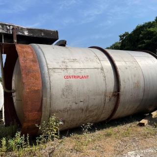 14353 - 40,000 LITRE (BRIM FULL) VERTICAL STAINLESS STEEL STORAGE TANK