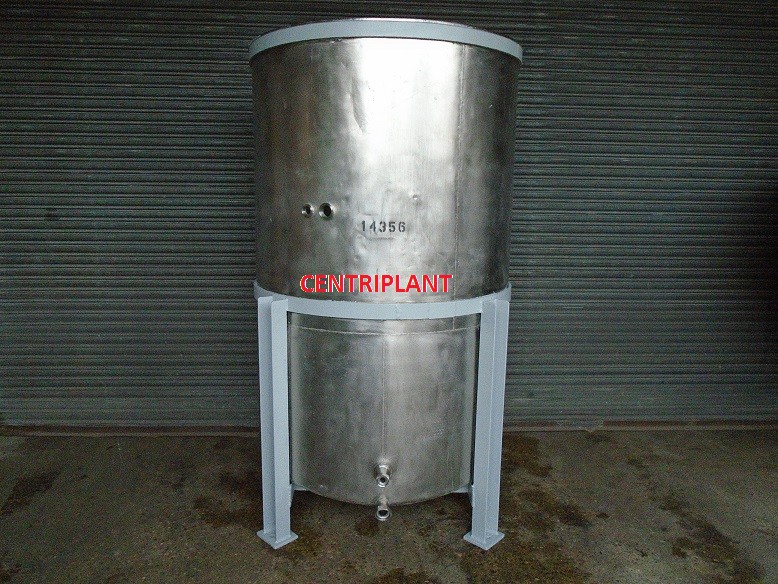 14356 - 2,100 LITRE STAINLESS STEEL OPEN TOP TANK