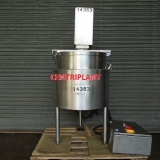 14363 - 100 LITRE JACKETED MIXING TANK