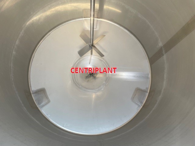 14382 - 4,300 LITRE GRADE 316 STAINLESS STEEL INSULATED AND CLAD MIXING TANKS