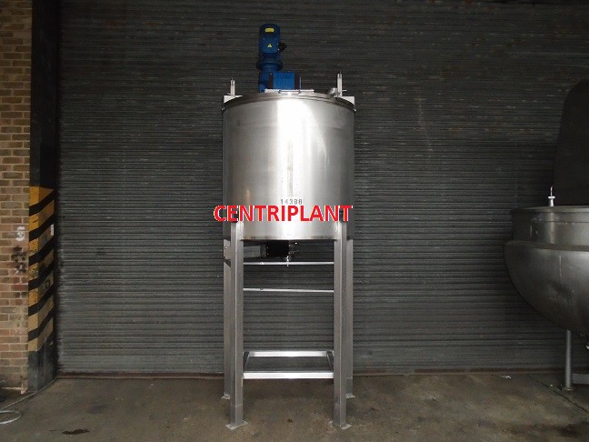 14388 - 1,420 LITRE STAINLESS STEEL ATEX RATED MIXING TANK