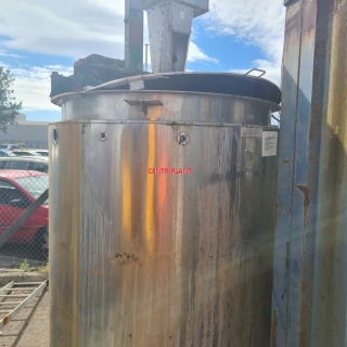 14393 - 2,500 LITRE STN/STL STEAM JACKETED PROP MIXER