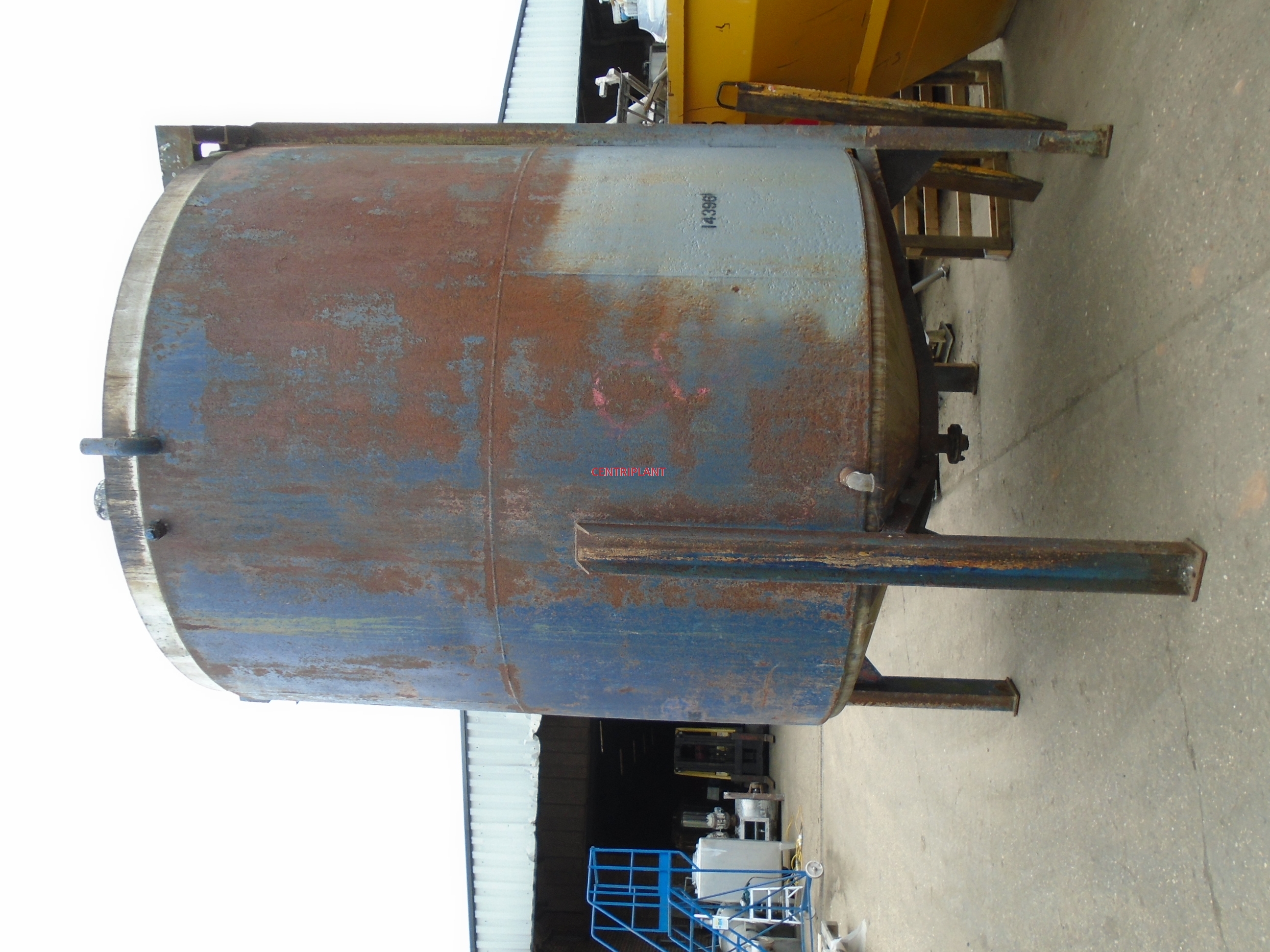 14396 - 13,000 LITRE STAINLESS STEEL WATER JACKETED MIXING TANK