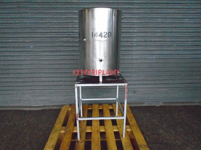 14420 - 50 LITRE OPEN TOP TANK WITH IMMERSION ON STAND