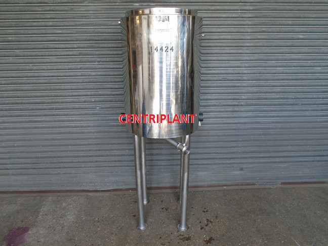 14424 - 220 LITRE OPEN TOP TANK WITH IMMERSIONS