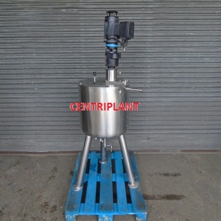 14443 - 67 LITRE STEAM JACKETED MIXING TANK WITH MIXER