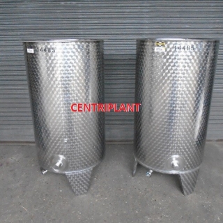 14485 - 700 LITRE STAINLESS STEEL OPEN TOP TANKS
