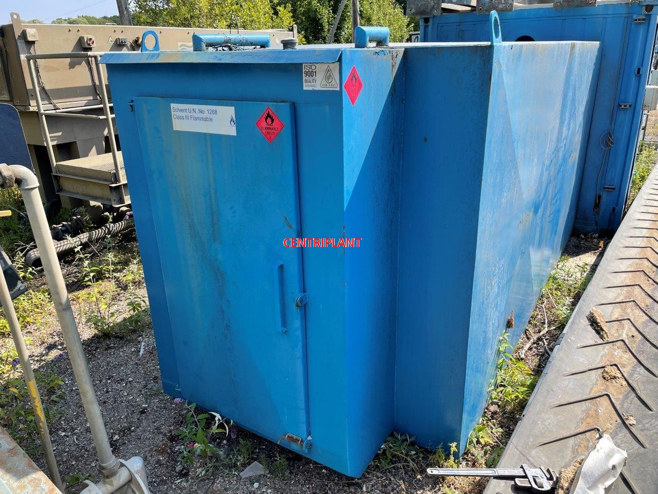 14497 - 15,000 LITRE MILD STEEL BUNDED TANK