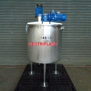 14513 - 110 LITRE ELECTRICAL HEATED SIDE SCRAPE HIGH SHEAR MIXING TANK