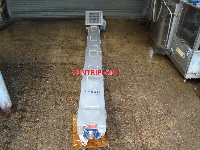 14533 - SPIRO TECH STAINLESS STEEL POWDER ELEVATOR 4.6 M LONG