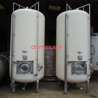 14563 - 5,400 LITRE STAINLESS STEEL CHILED JACKETED PRESSURE TANKS