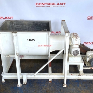 14625 - 1 TON STN/STL TROUGH MIXER 5.5KW