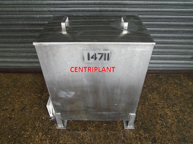 14711 - 280 LITRE STAINLESS STEEL RECTANGULAR OPEN TOP VESSEL