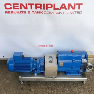 14728 - ALFA LAVAL SRU4 LOBE PUMP 2.5in  RJT. 3KW