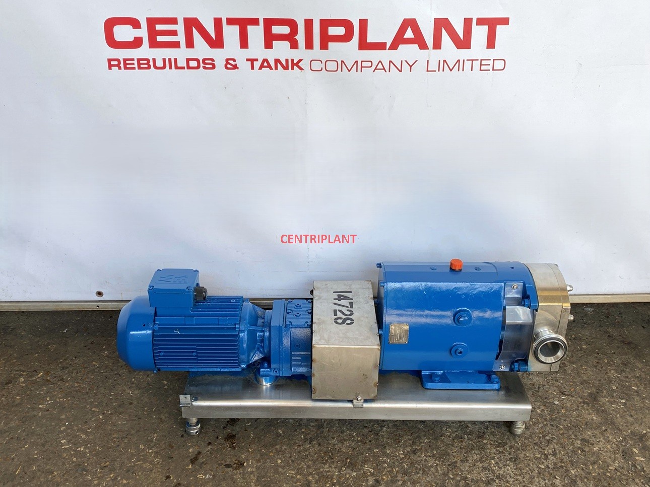 14728 - ALFA LAVAL SRU4 LOBE PUMP 2.5in  RJT. 3KW
