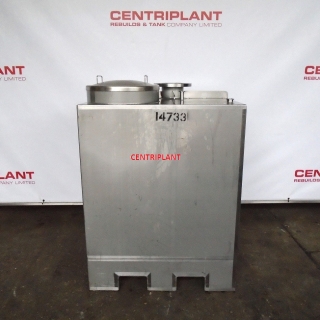 14733 - 1,000 LITRE SQUARE STAINLESS STEEL TANK