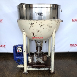 14752 - 650 LITRE GIUSTI JACKETED MIXING TANK