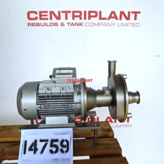 14759 - FRISTAM STAINLESS STEEL PUMP 2.2KW 28,000 L/H