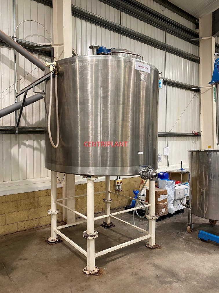 14762 - 5,000 LITRE STAINLESS STEEL MIXING TANK