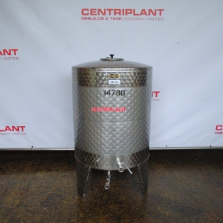 14780 - 525 LITRE STAINLESS STEEL CHILLED JACKETED TANK
