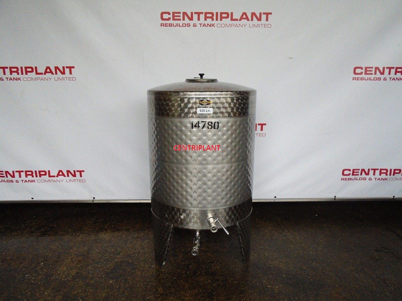 14780 - 525 LITRE STAINLESS STEEL CHILLED JACKETED TANKS