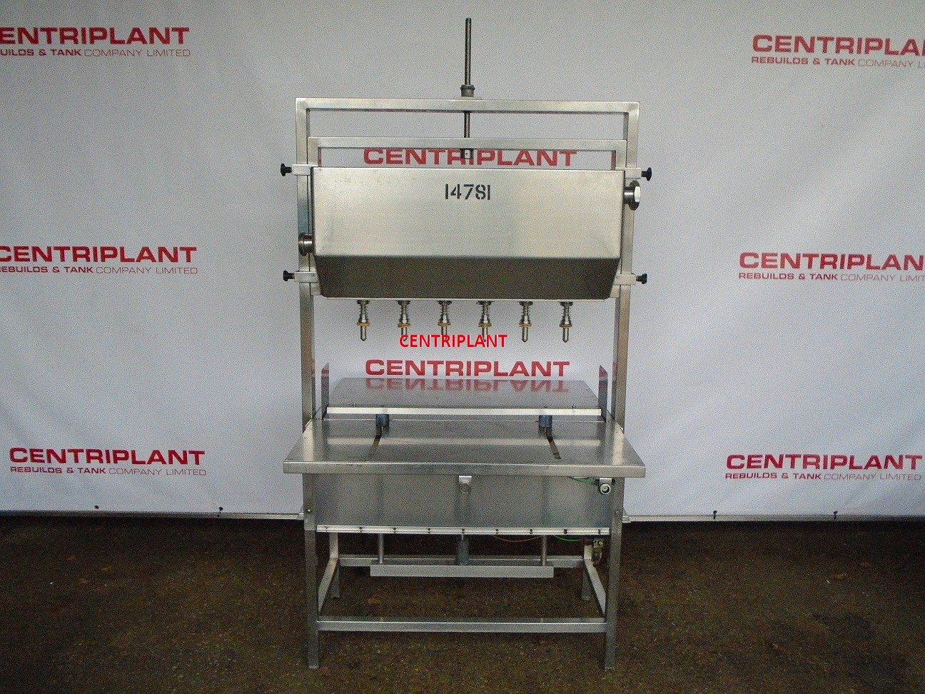 14781 - QUADRANT 6 HEAD SEMI AUTO  GRAVITY FILLER